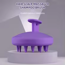 silicone scalp massage brush