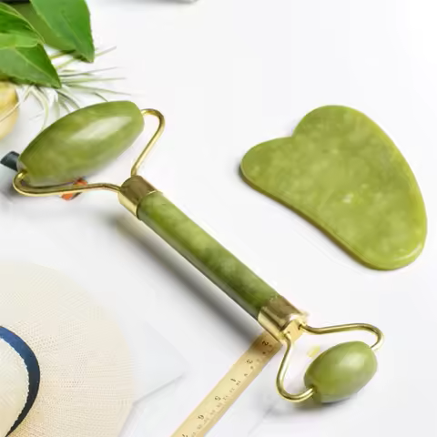 Jade Facial Roller – Natural Face Massage & Skincare Roller